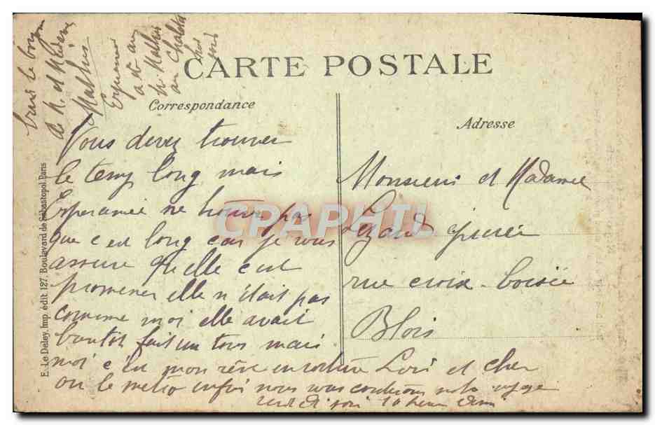CPA Paris Chapelle des Invalides Le tombeau de Napoleon 1er — Rückseite
