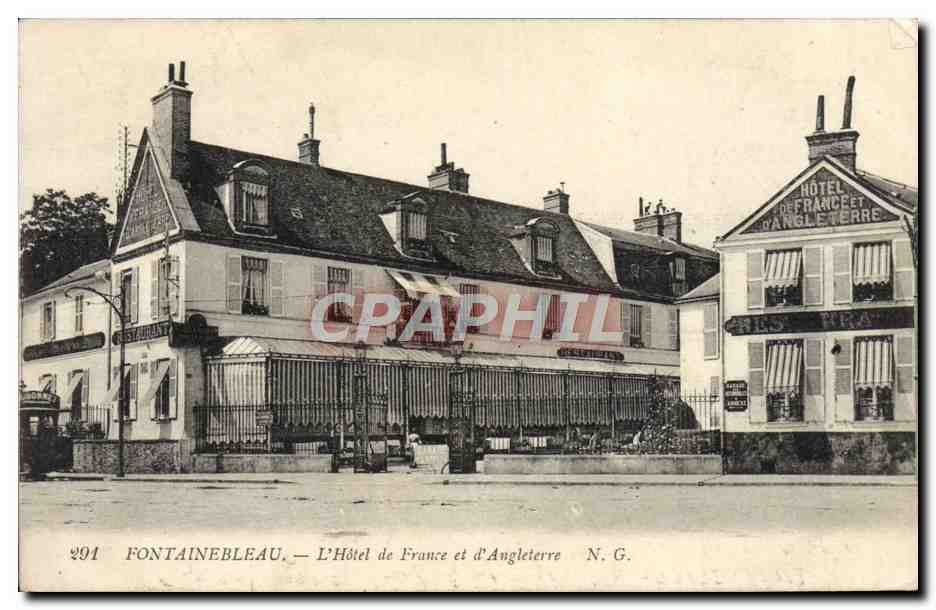 Fontainebleau — L'Hôtel de France et d'Angleterre — N.G.
