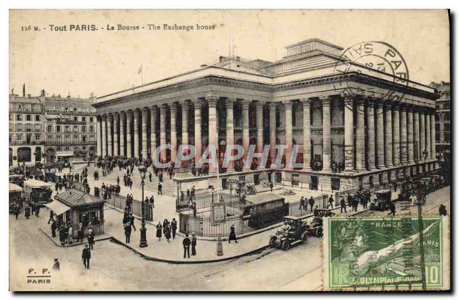 CPA Tout Paris La Bourse 