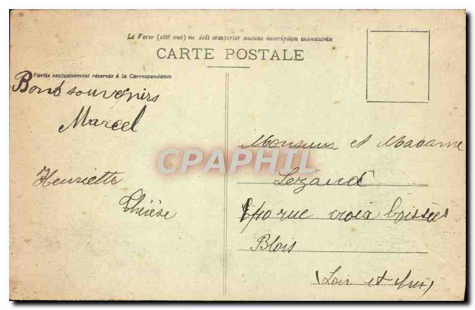 CPA Tout Paris La Bourse  — Rückseite