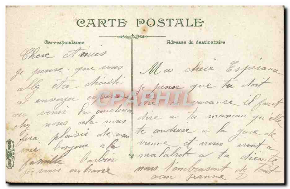 CPA Paris Porte Saint Martin  — Rückseite
