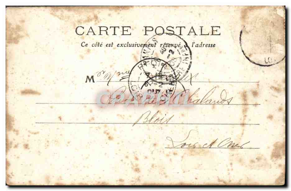 CPA Nantes l'Erdre au Pont Morand Bateau — Rückseite