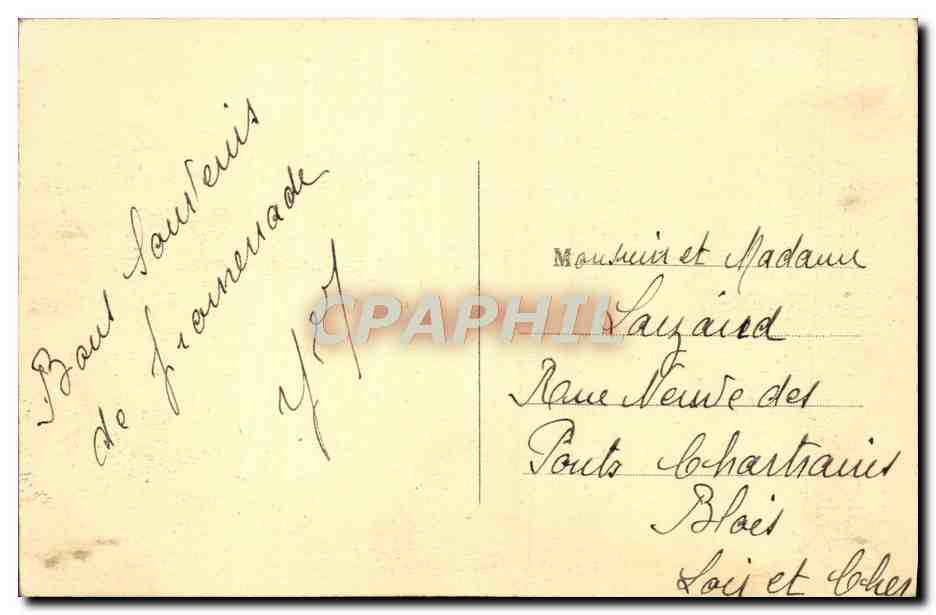 CPA Nevers Vue Generale Prise des Montapins — Rückseite