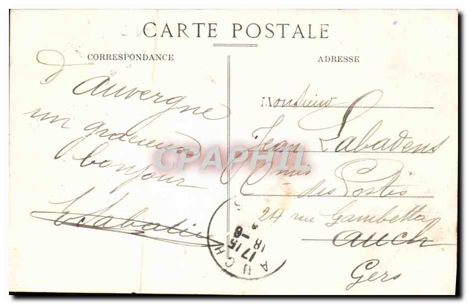 CPA Cantal Sommet du Puy Mary Les pensionnaires pas trop farouches regardent l'objectif Chevre  — Back