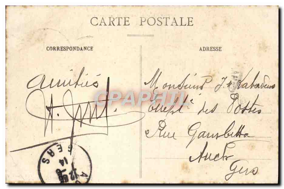 CPA Camp du Ruchard Tentes et baraquements Militaria  — Rückseite
