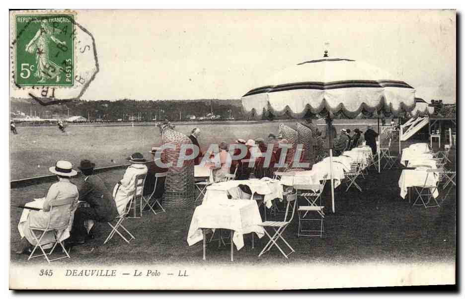 CPA Deauville Le Polo Cheval Hippisme