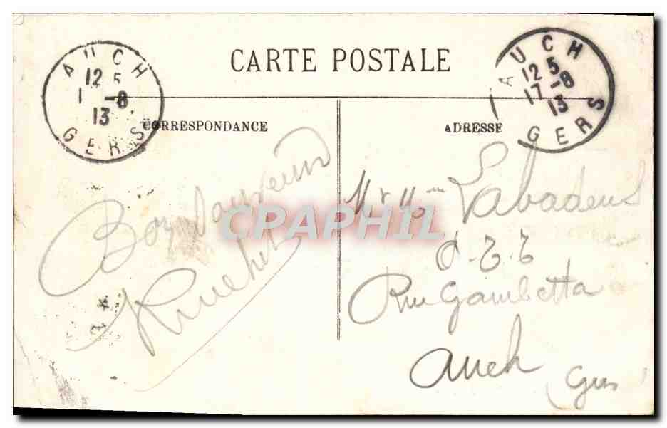 CPA Deauville Le Polo Cheval Hippisme — Verso