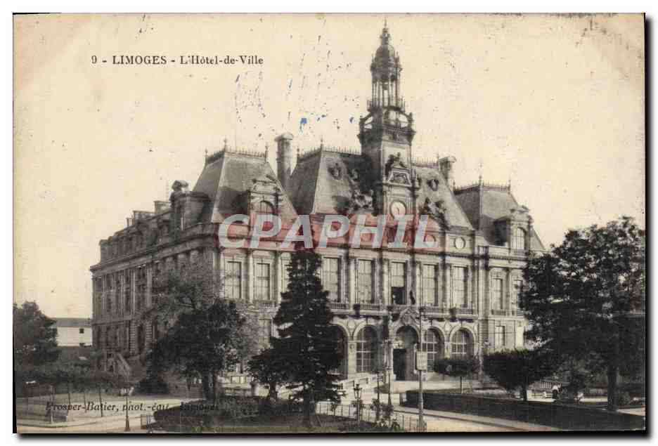 CPA Limoges L'Hotel de Ville