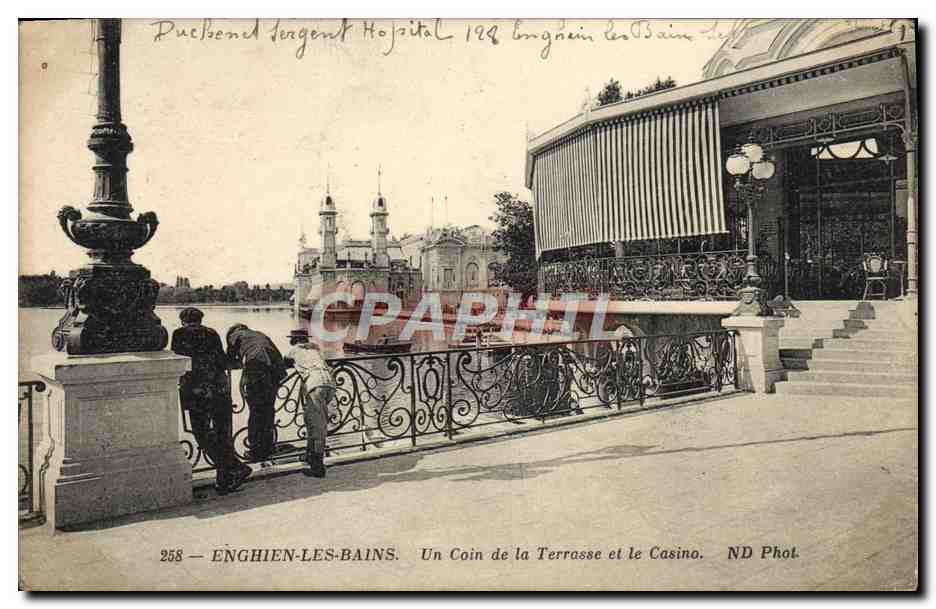 Enghien-les-Bains — Un Coin de la Terrasse et le Casino — ND Phot. n°258