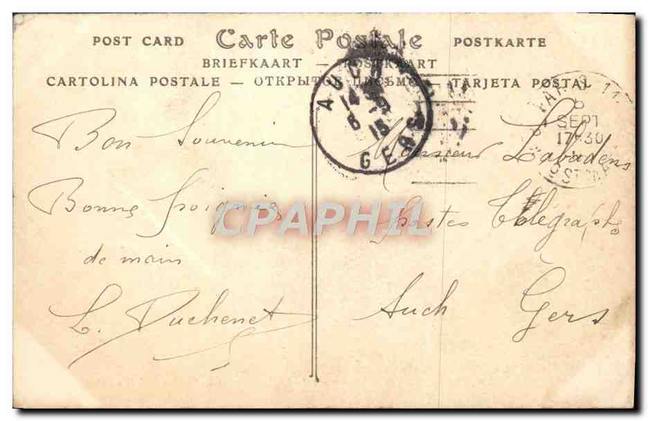 Enghien-les-Bains — Un Coin de la Terrasse et le Casino — ND Phot. n°258 — Verso