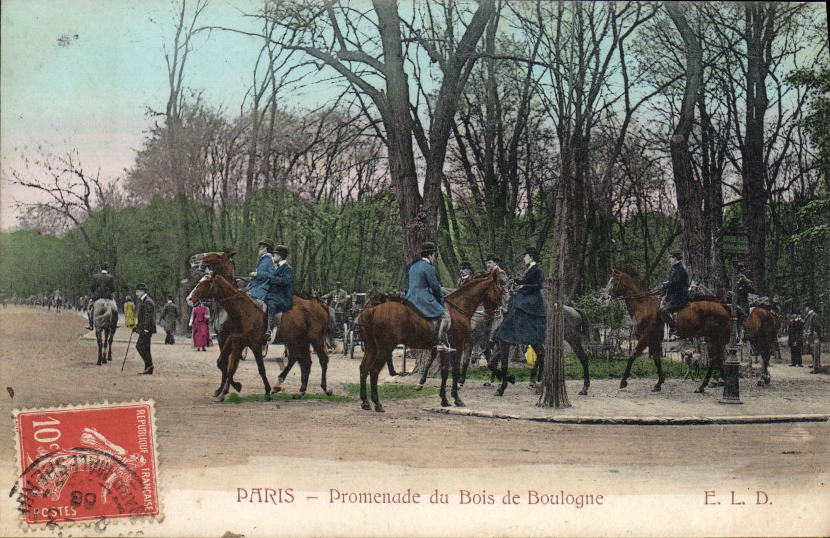 PARIS — Promenade du Bois de Boulogne — E. L. D.
