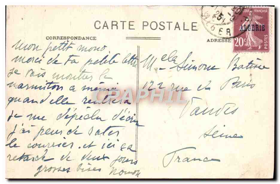 Alger — Die Besichtigung des Friedhofs — Ideal Collection P.S. n°37 — Rückseite