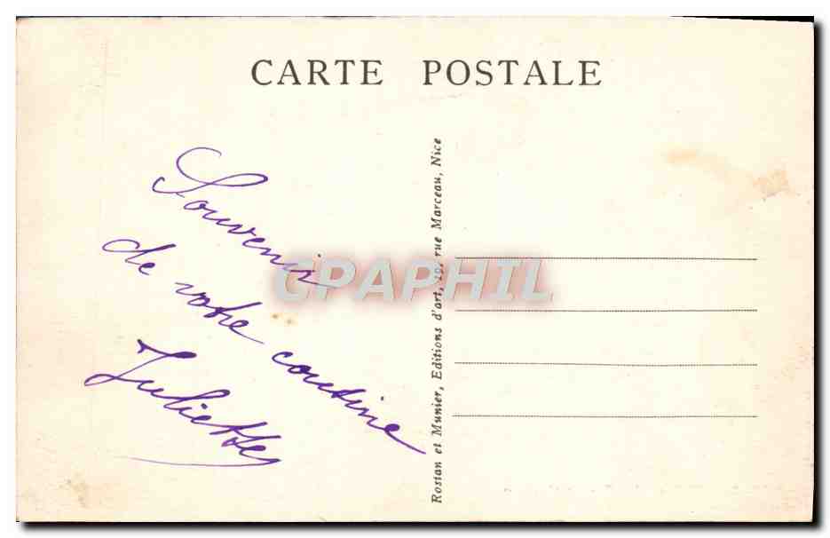 CPA Monte Carlo Le Casino La Salle Schmidt — Rückseite