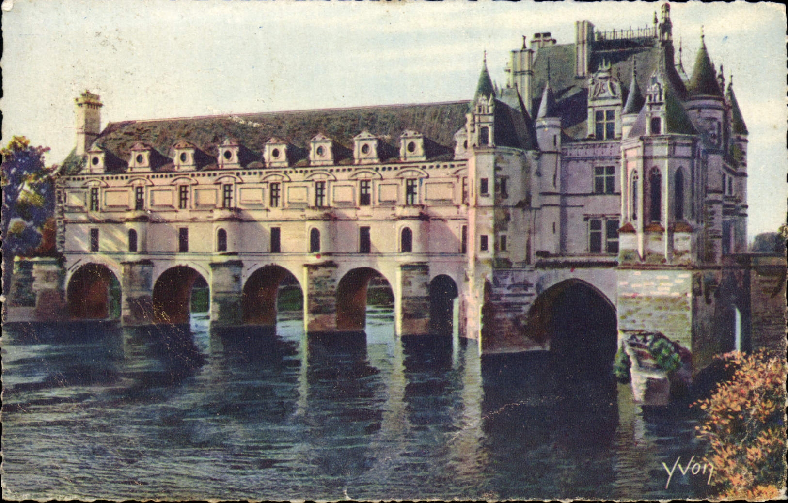 CPA Chateau De La Loire de Chenonceaux Facade Nord Est 