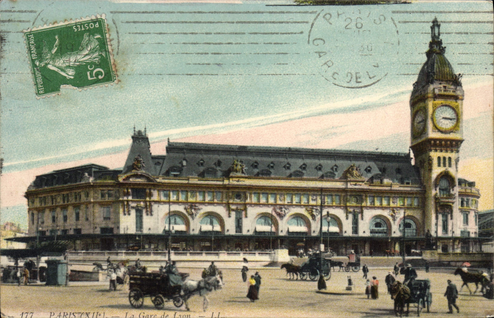 CPA Paris La Gare de Lyon