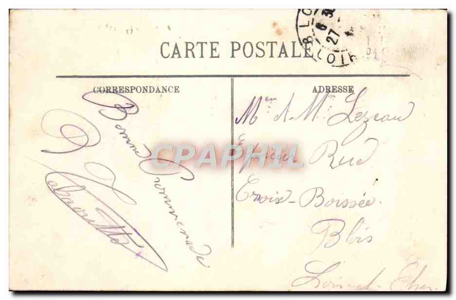 CPA Paris La Gare de Lyon — Rückseite
