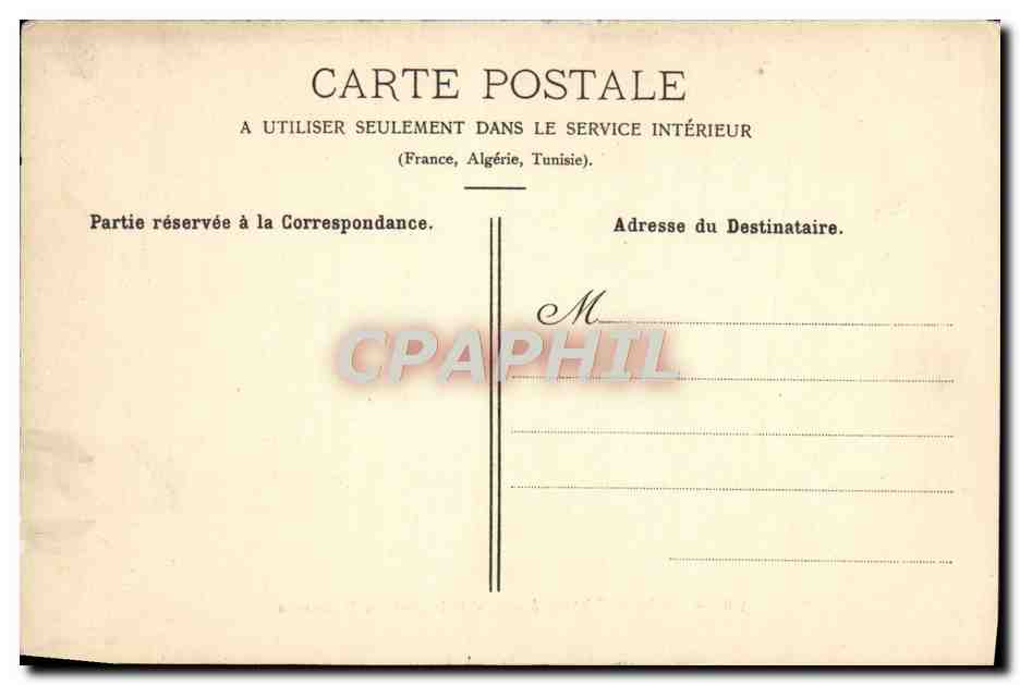 Wald von Fontainebleau — Aussichtspunkt Nemerosa — Verlag Saphor Nr. 426 — Rückseite
