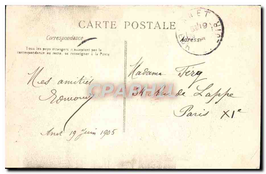 Anet (E-et-L.) — Château de Diane de Poitiers XVIe Siècle — Porte principale et fossés du Château — G. Leroux Imp. à Anet — Reverso