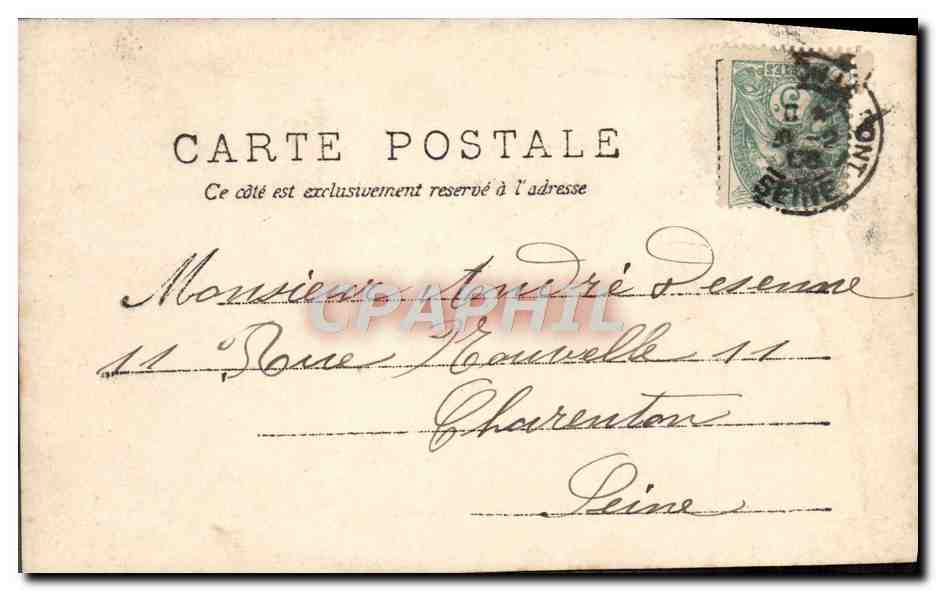 CPA Enfants zouaves — Verso