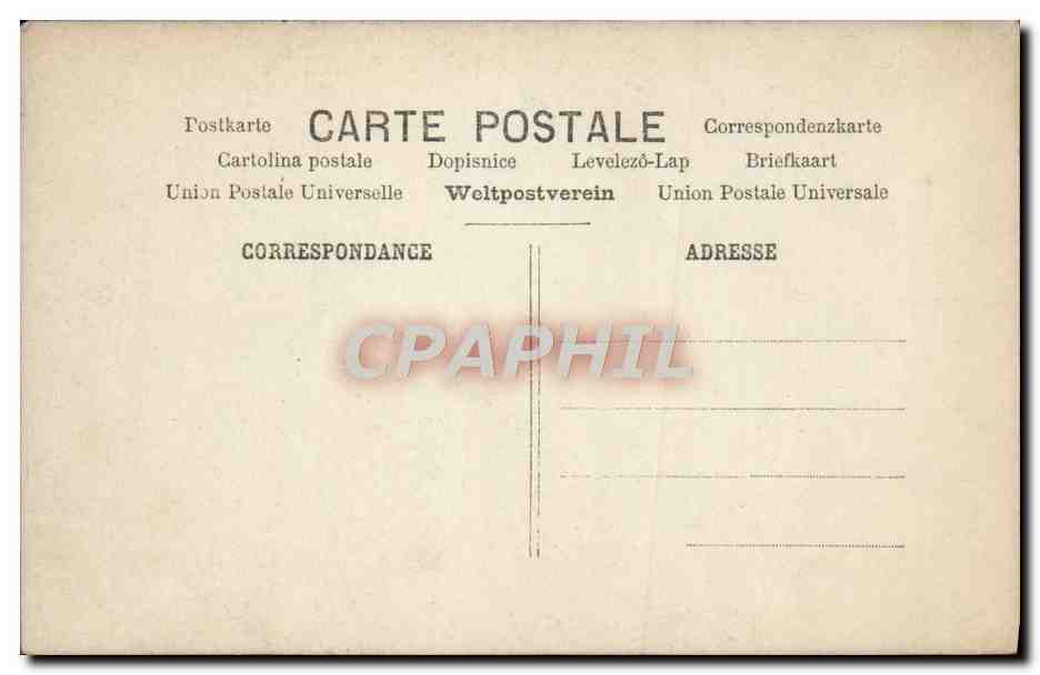 CPA Fantaisie Enfants — Verso