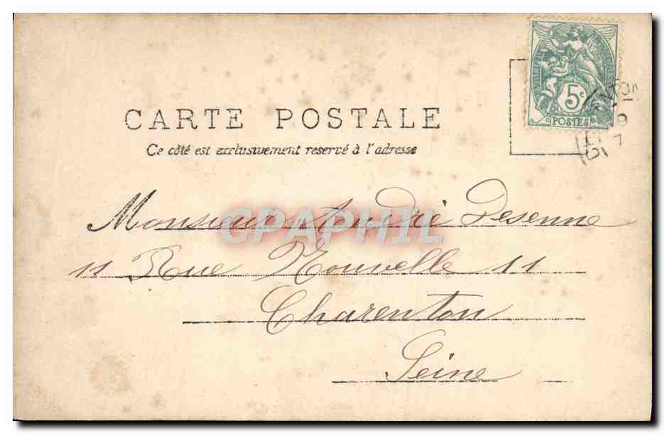 CPA Fantaisie Enfants — Rückseite