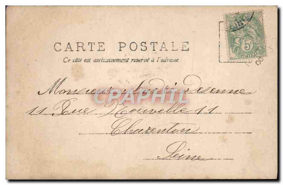 CPA Fantaisie Enfants — Rückseite
