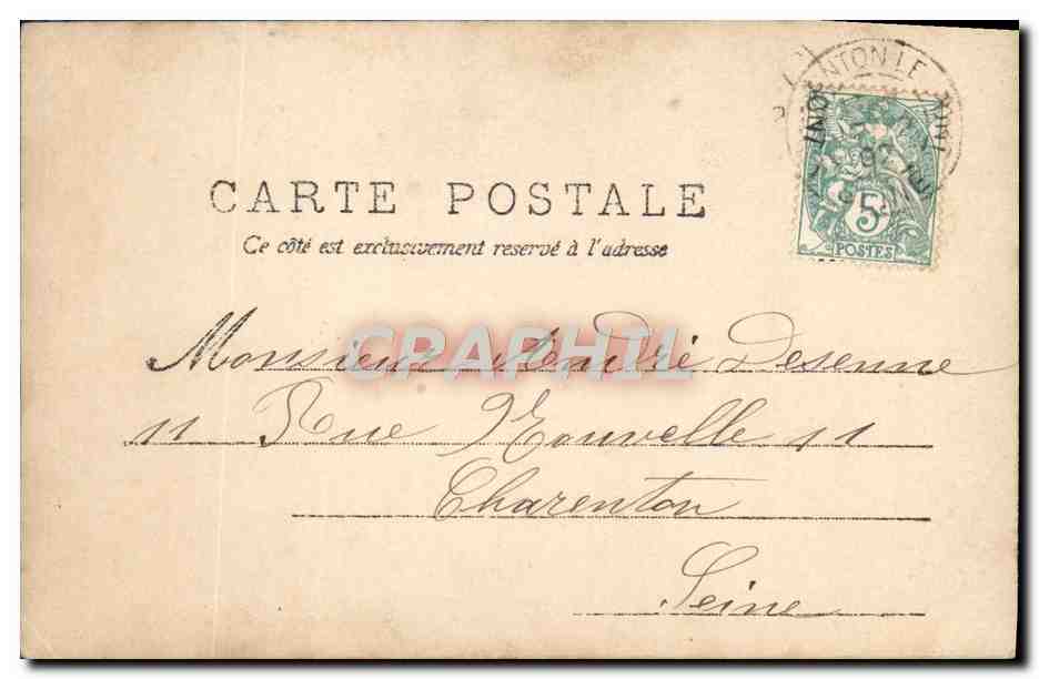 CPA Enfants Soldats — Verso