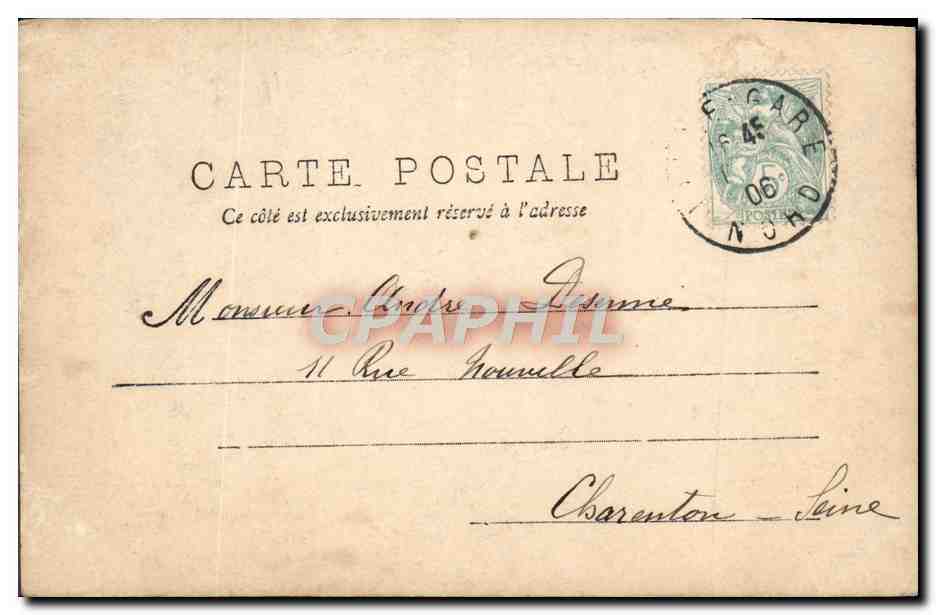 CPA Un Petit Verre de Liqueur Enfant — Verso