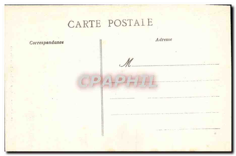 CPA Costume poitevin Mothais Folklore — Verso