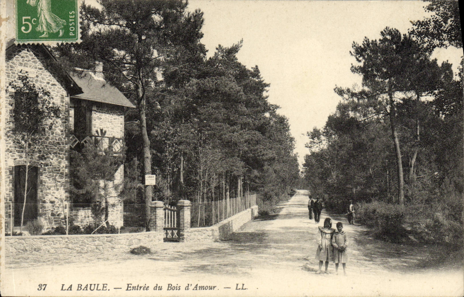 CPA La Baule Entree du Bois d'Amour