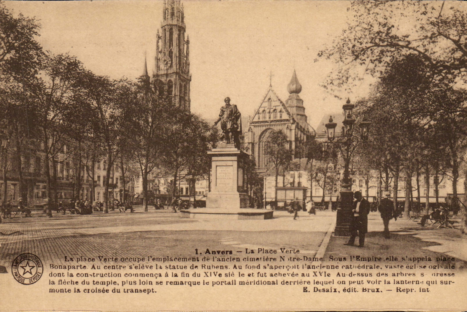 Anvers — La Place Verte — E. Desaix, Bruxelles