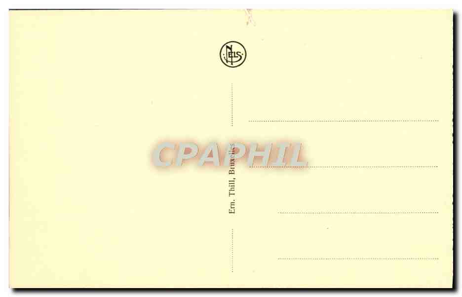 Bruxelles — Théâtre Royal de la Monnaie — éditeur Neils, n° de série non visible — Verso