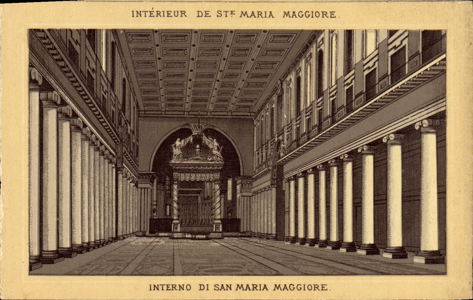 CPA Interno Di San Maria Maggiore Roma