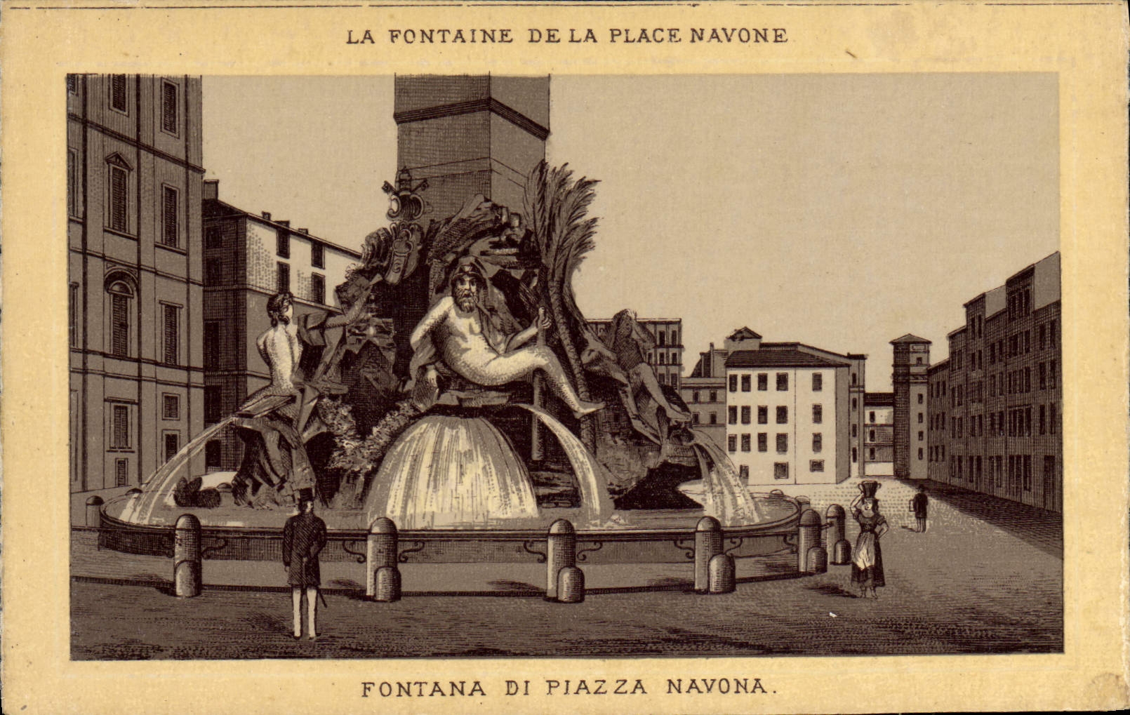 CPA Fontana Di Piazza Navona Roma