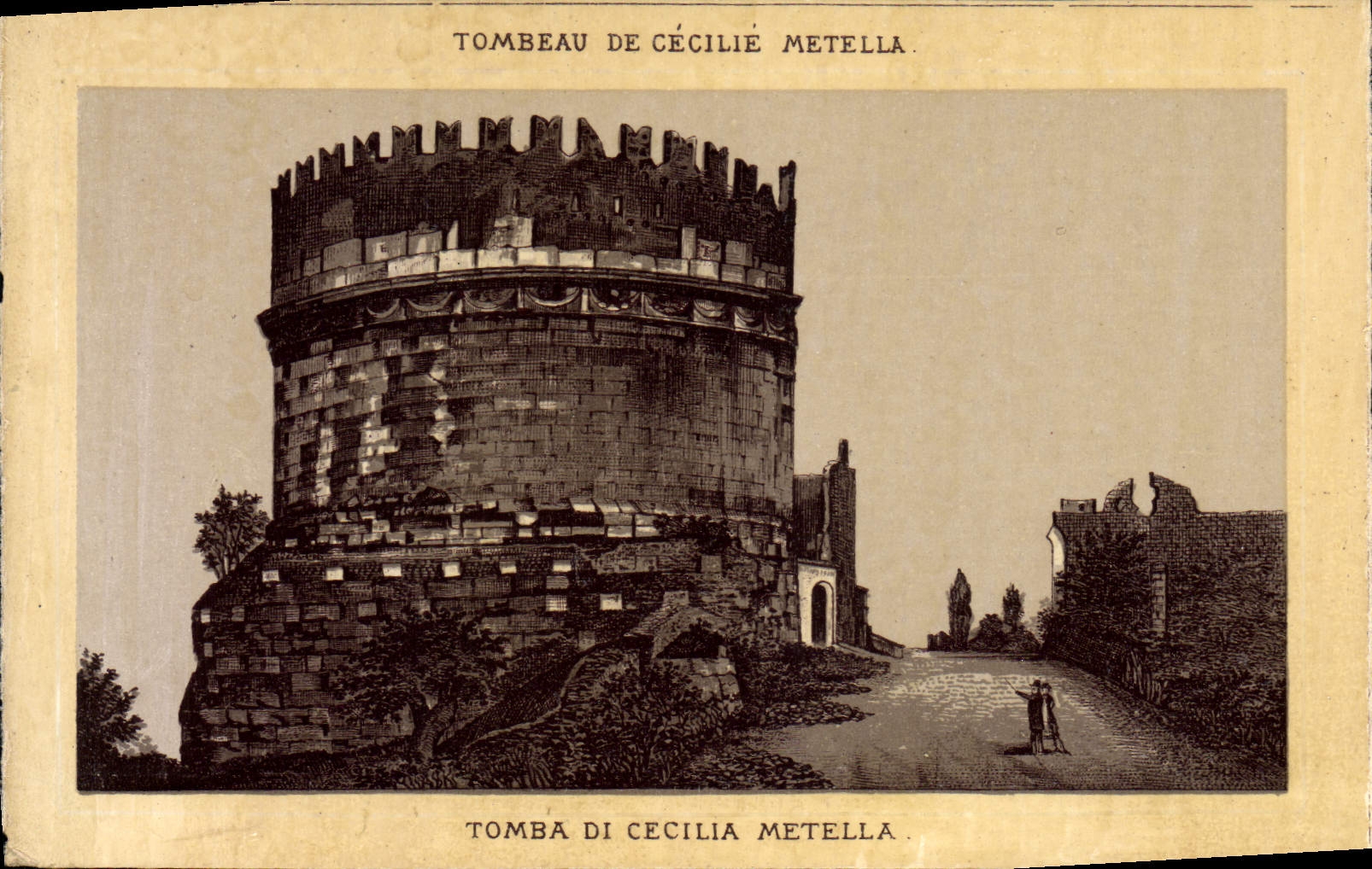 CPA Tomba Di Cecilia Metella Roma