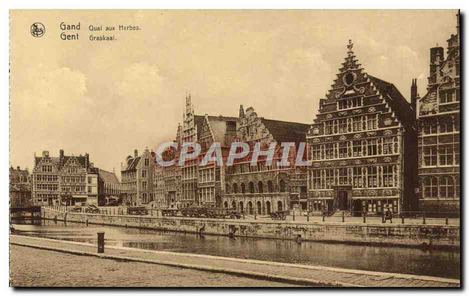 CPA Gand Quai aux Herbes