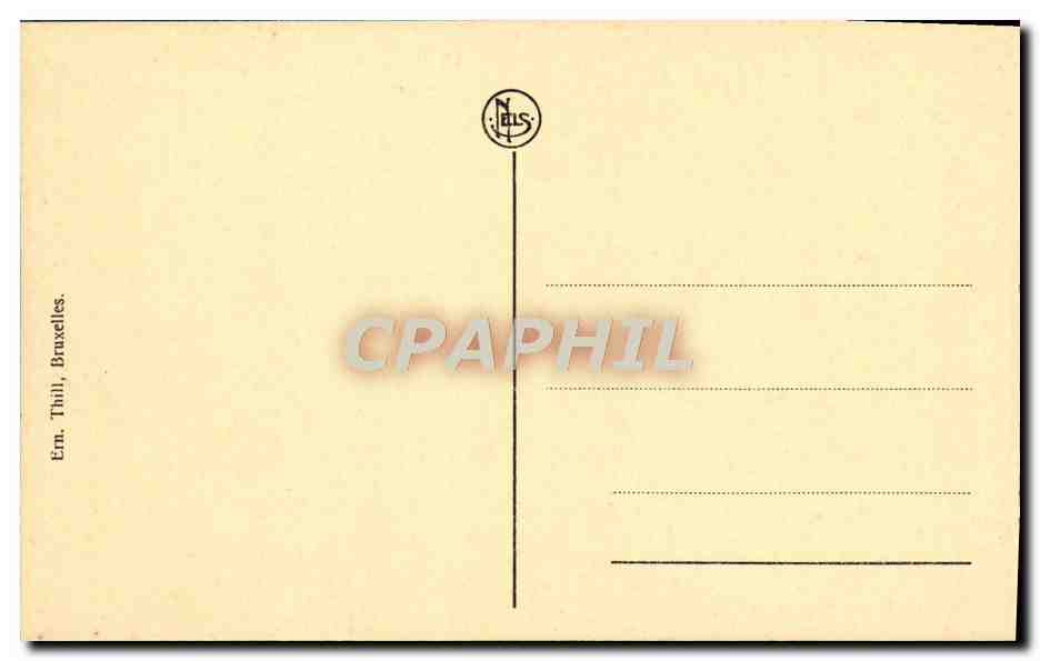 CPA Gand Le grand canon — Rückseite