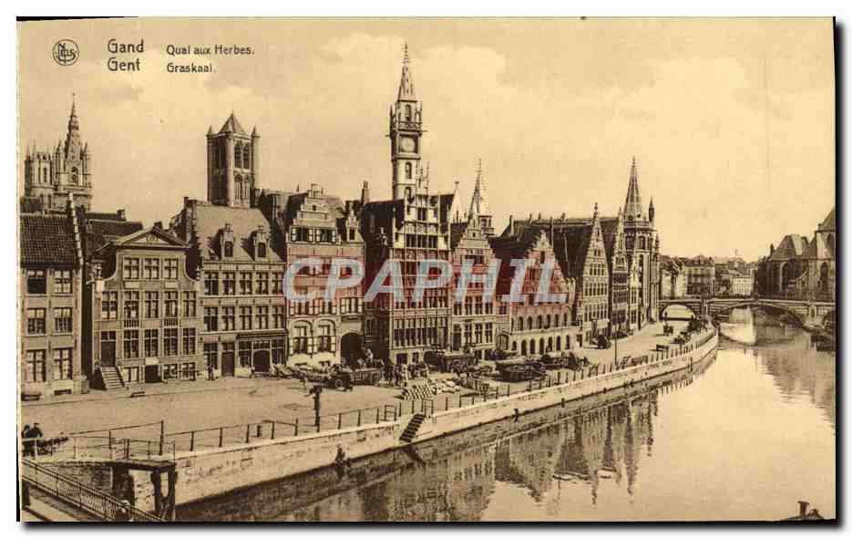 CPA Gand Quai aux Herbes