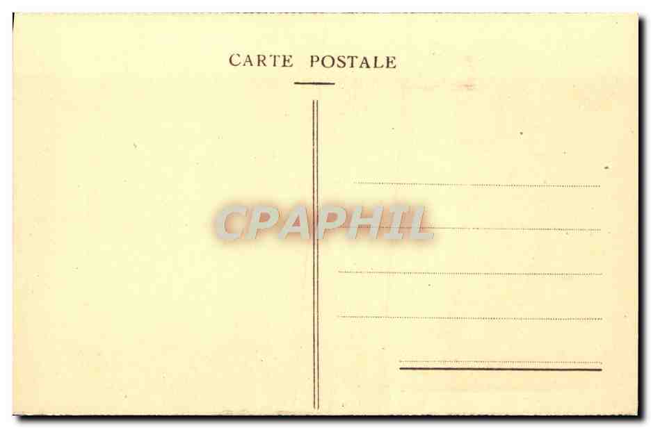 CPA Bruxelles L'Hotel de Ville — Verso