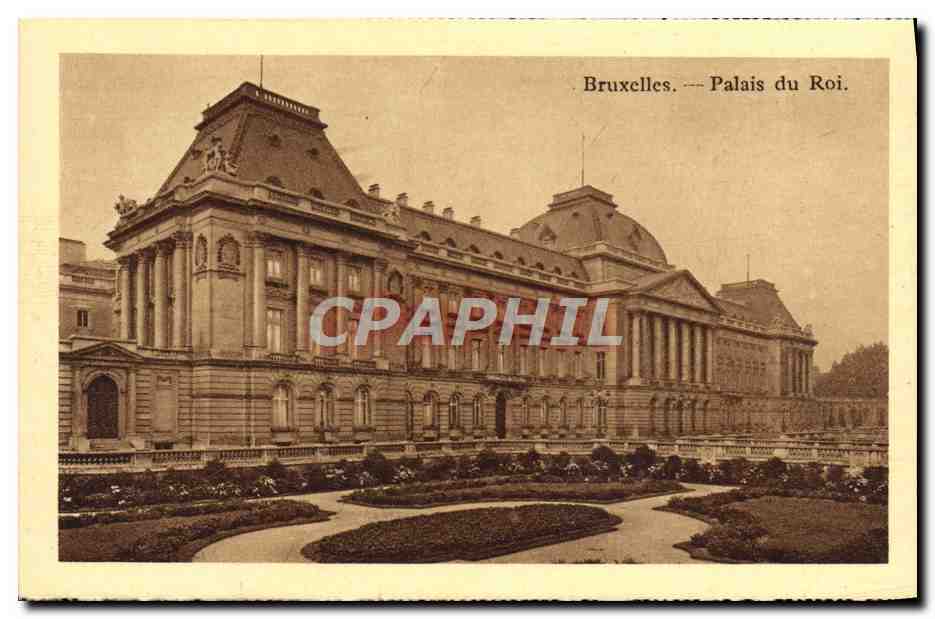 CPA Bruxelles Palais du Roi
