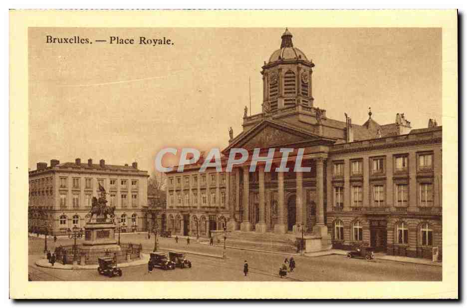 CPA Bruxelles Place Royale