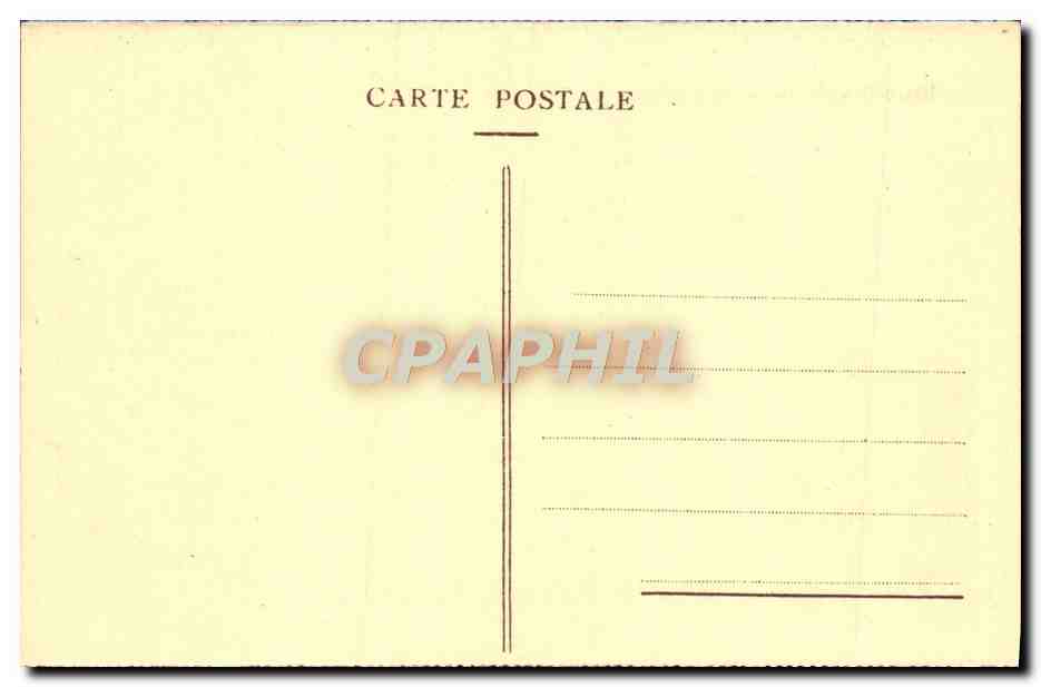 CPA Bruxelles Place Royale — Verso