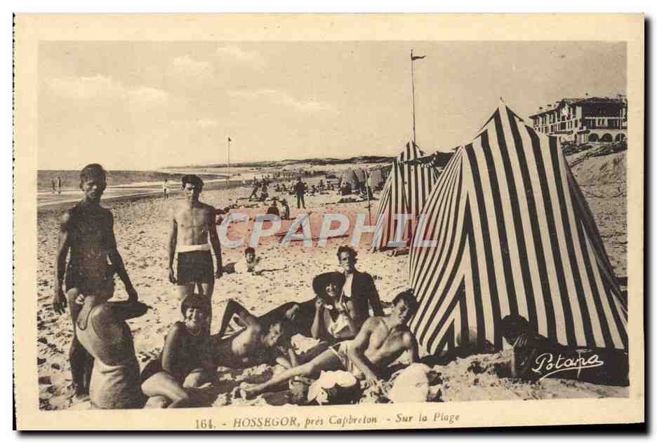 CPA Hossegor Pres Capbreton Sur la plage 
