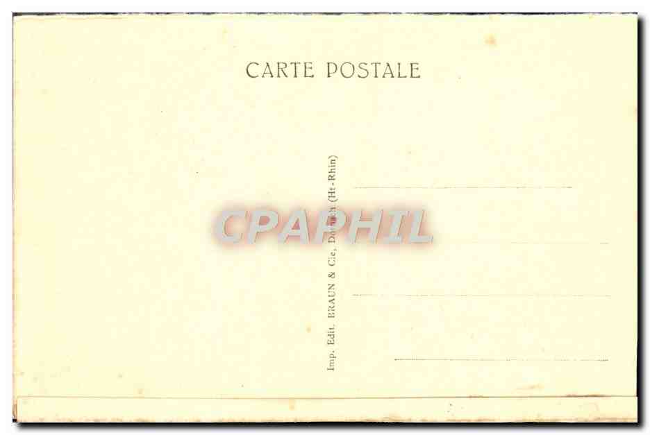 CPA Strasbourg Ruelle — Rückseite