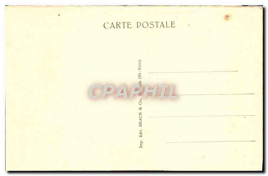 CPA Strasbourg Cour Du Corbeau — Verso
