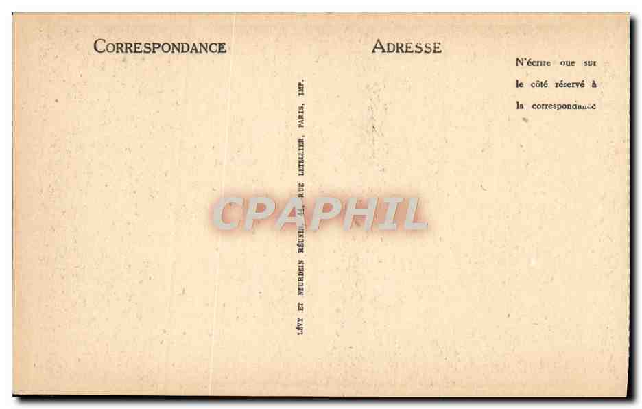 CPA Lourdes La Basilique et le monument interallie — Verso