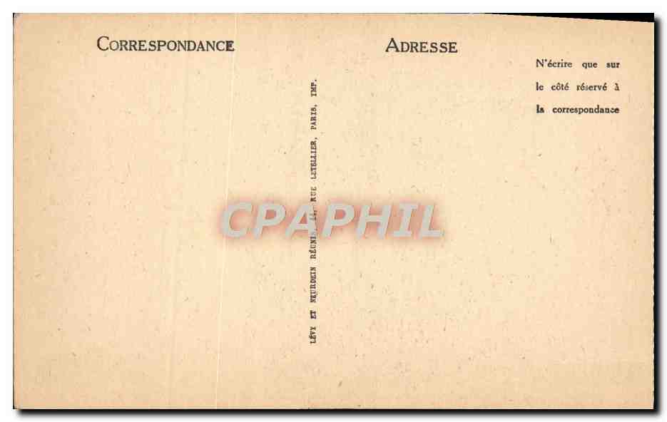 CPA Lourdes Chemin De Fer Funiculaire Du Pic Du Jer — Verso