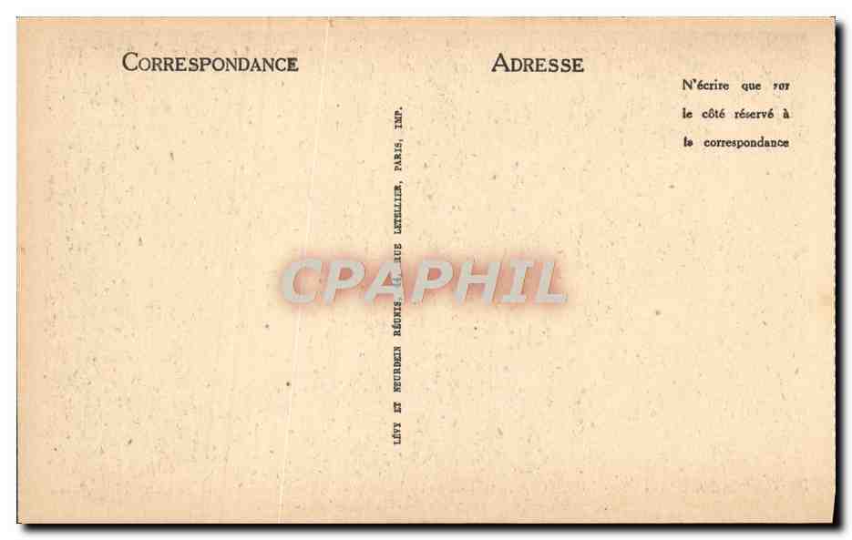 CPA Lourdes L'Apparition — Verso