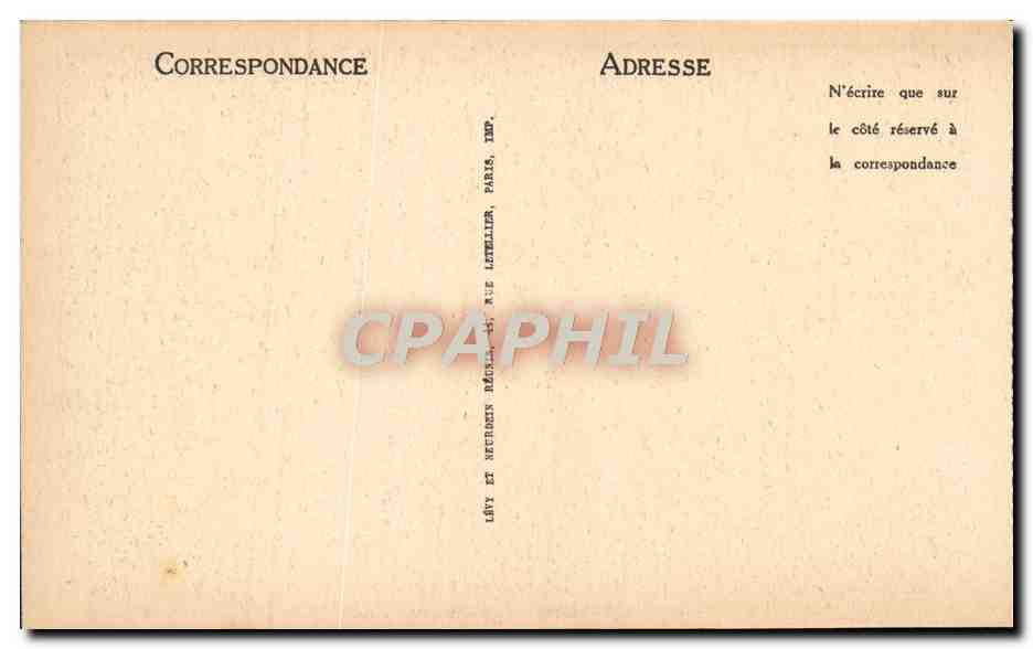 CPA Lourdes La Grotte Miraculeuse — Verso