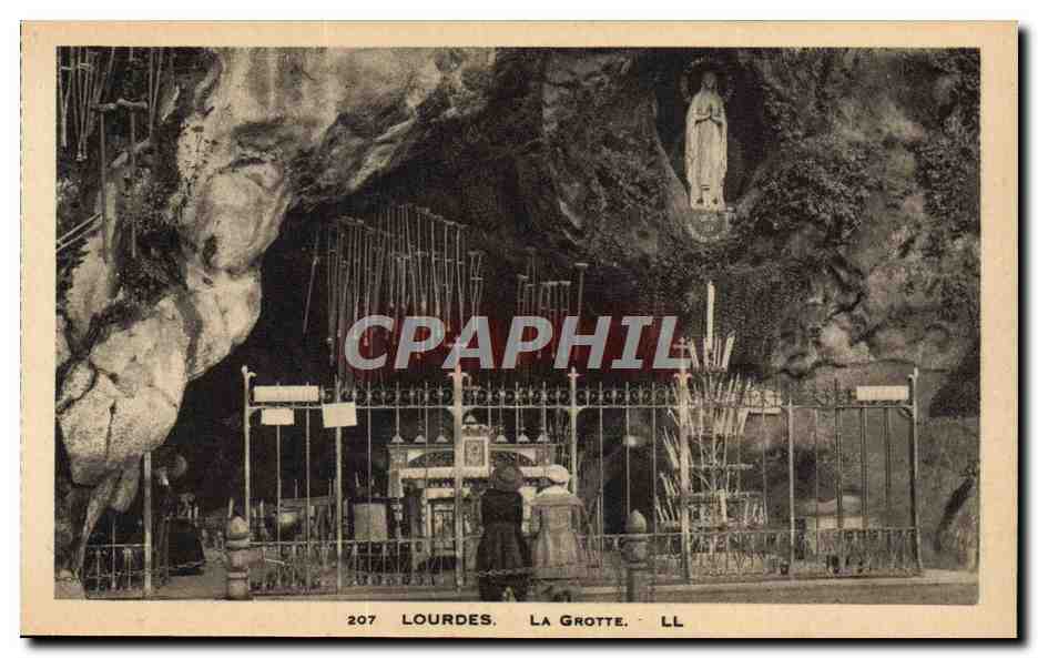 CPA Lourdes La Grotte 